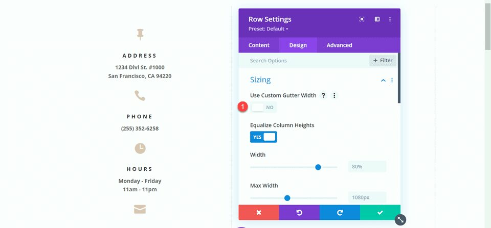 Divi Contact Form Layouts With Inline and Fullwidth Fields Layout 2 Custom Gutter Width