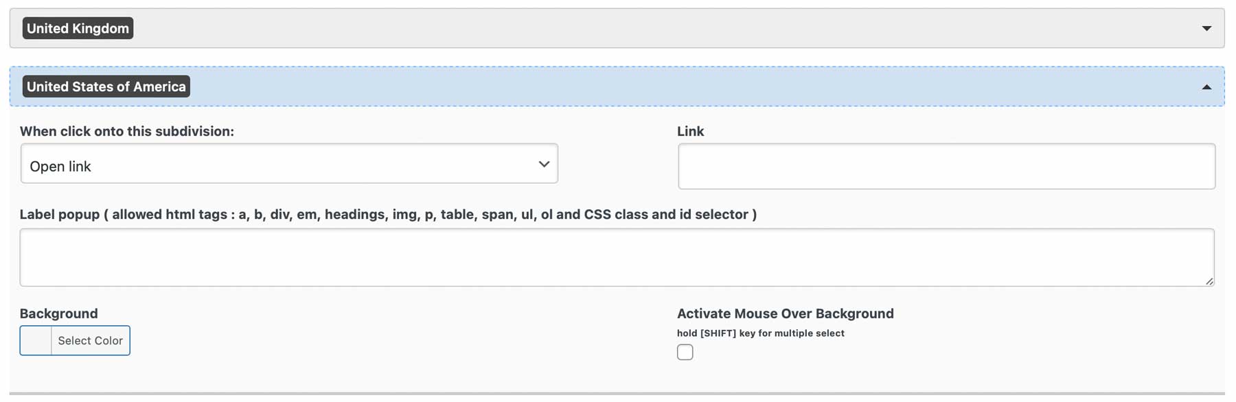 The RVM interface