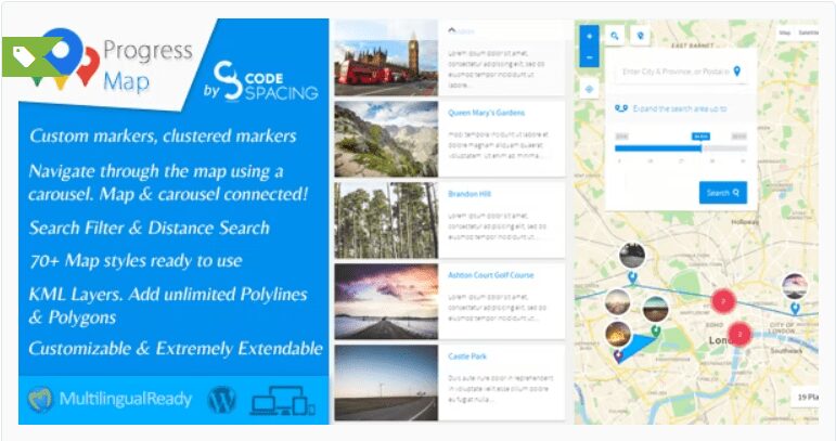 6 Best Interactive Map Plugins - Progress Map