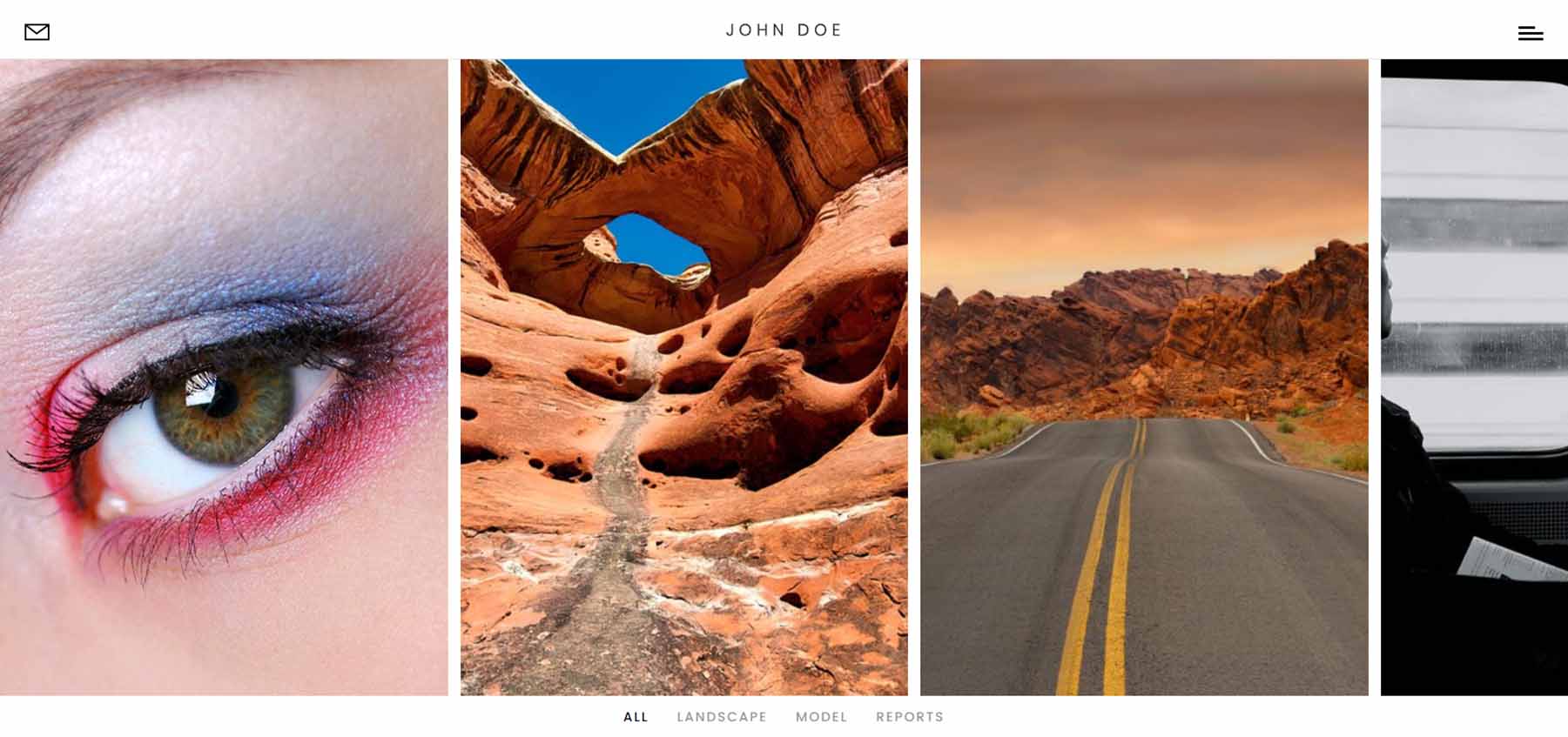 Divi Photography Portfolio- Portfolio Pages