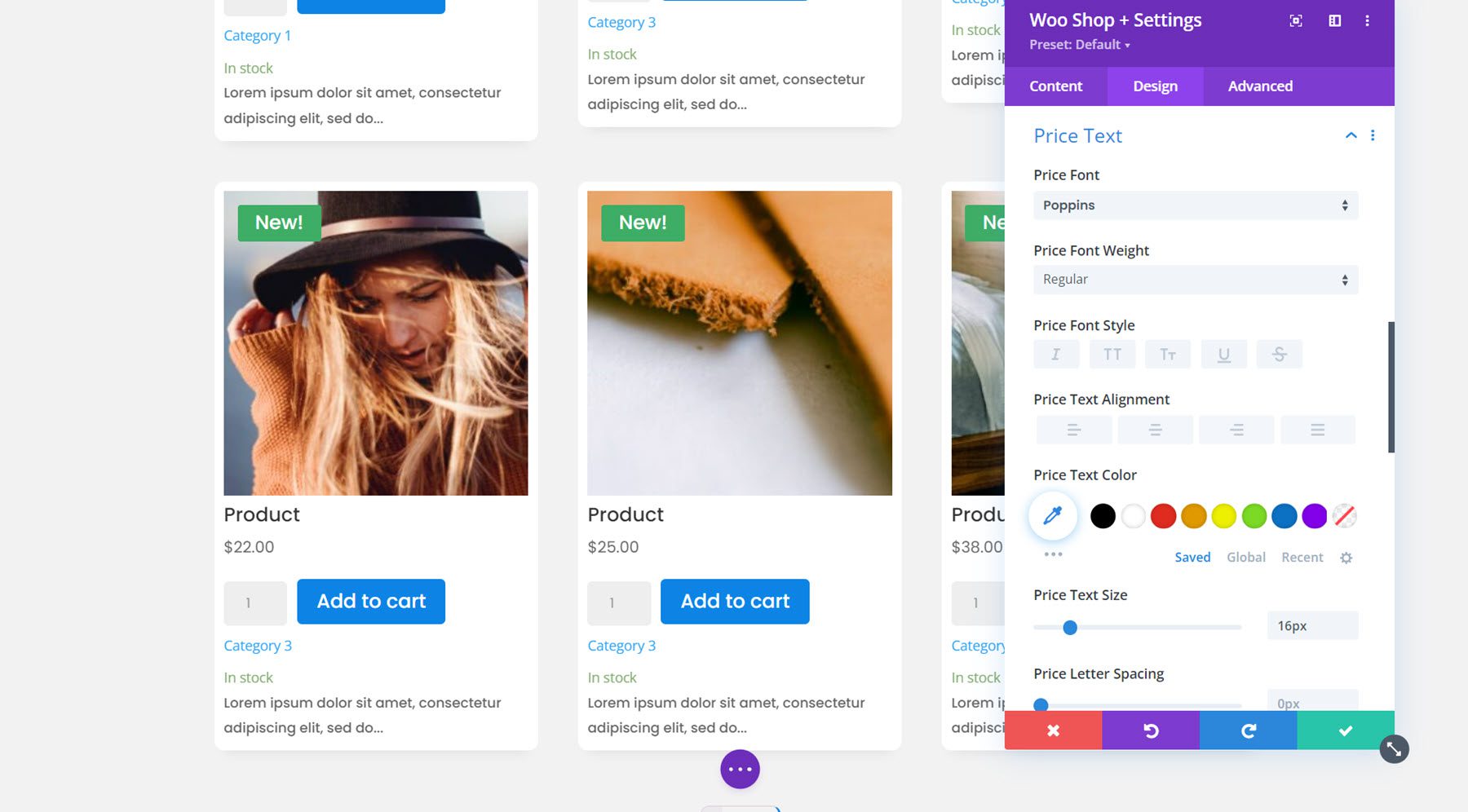 Divi Plugin Highlight Divi Shop Builder Price