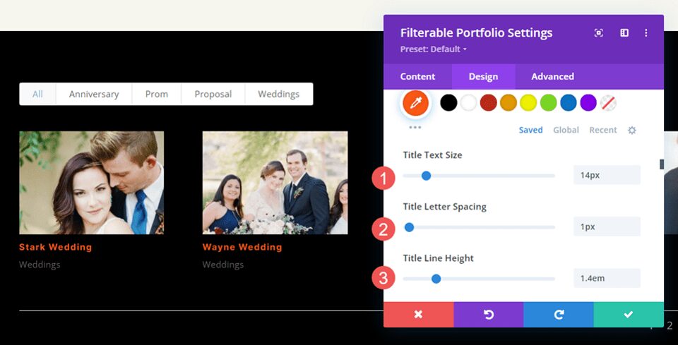 Divi’s Filterable Portfolio Module