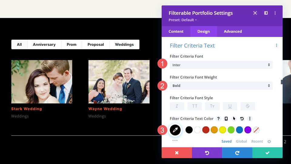 Divi’s Filterable Portfolio Module