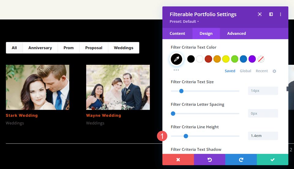 Divi’s Filterable Portfolio Module