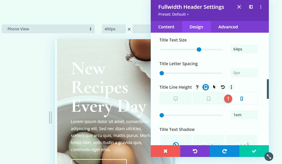 Divi Fullwidth Header Gradient Background Layout 1 Mobile Line Height