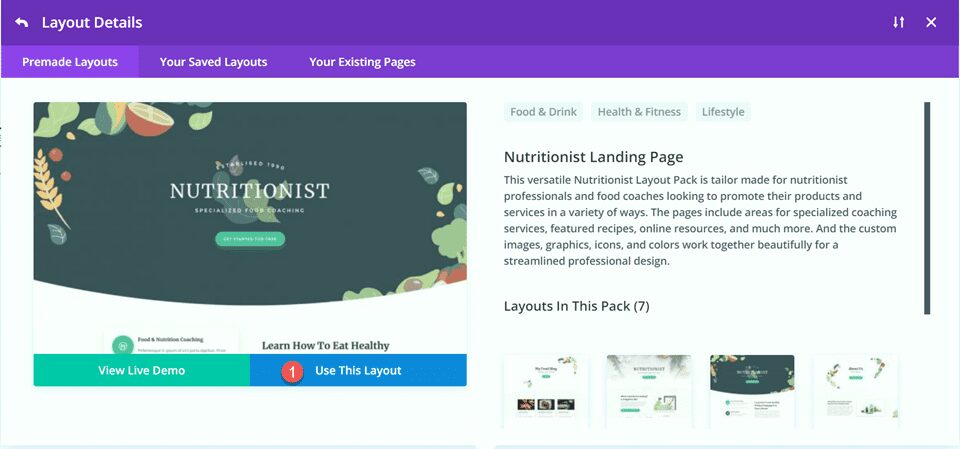 Divi Fullwidth Header Gradient Background Layout 2 Use Layout