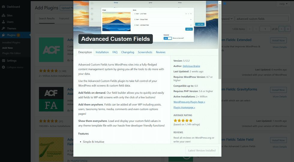 Divi Matching Portfolio and Projects Advanced Custom Fields