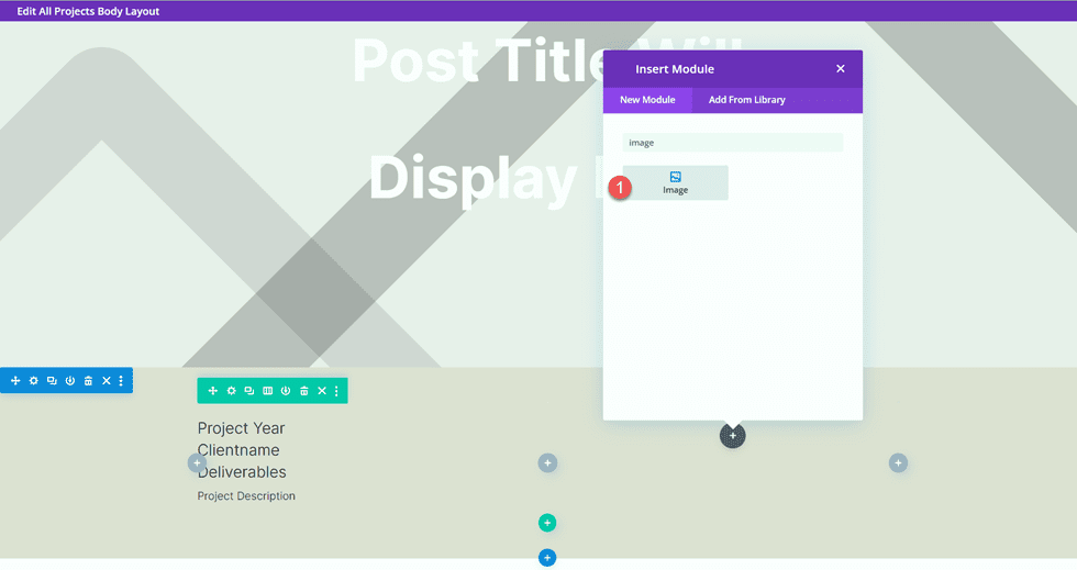 Divi Matching Portfolio and Projects Image Module