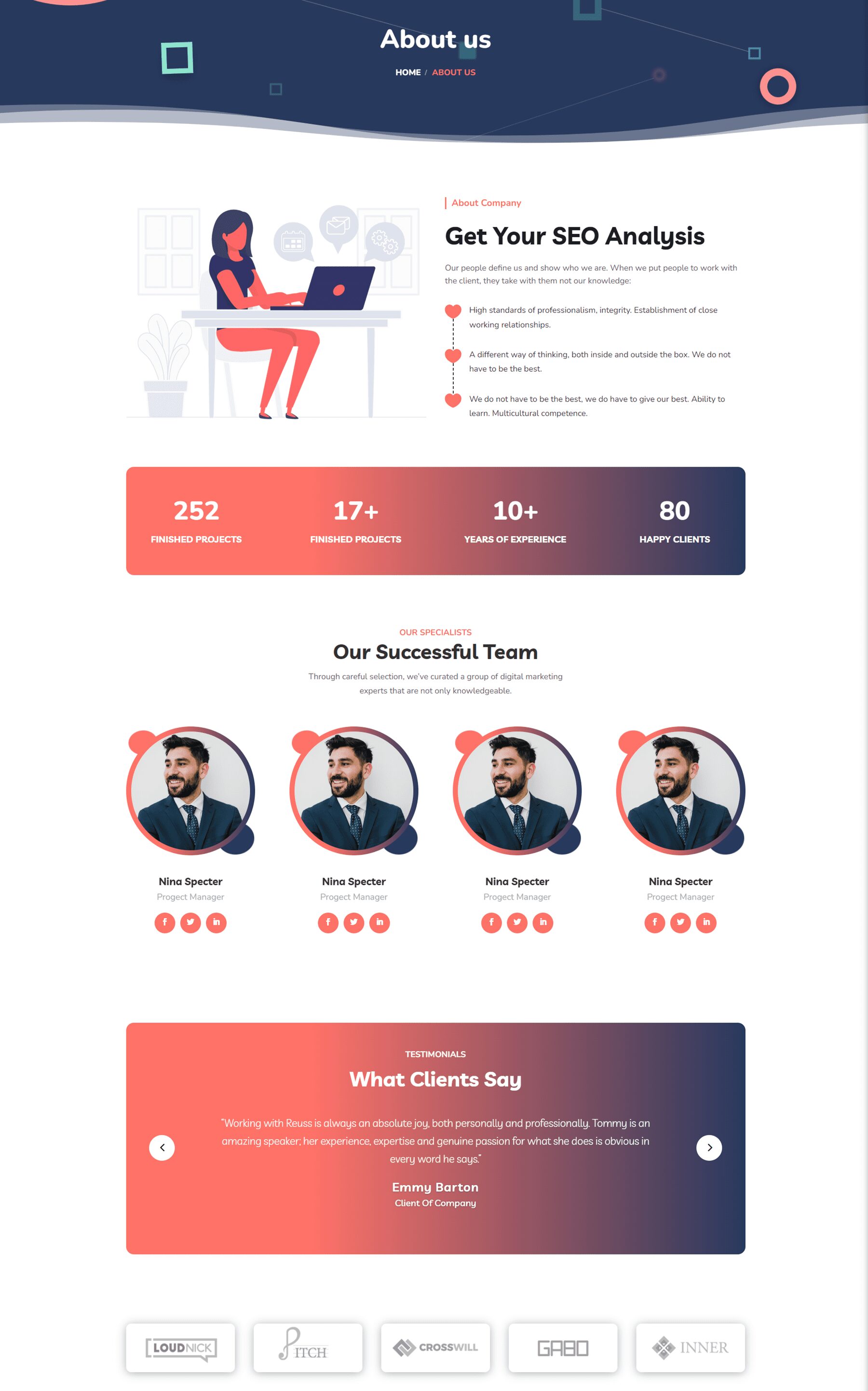 Divi SEO Agency Theme Divi Child Theme Overview About Us