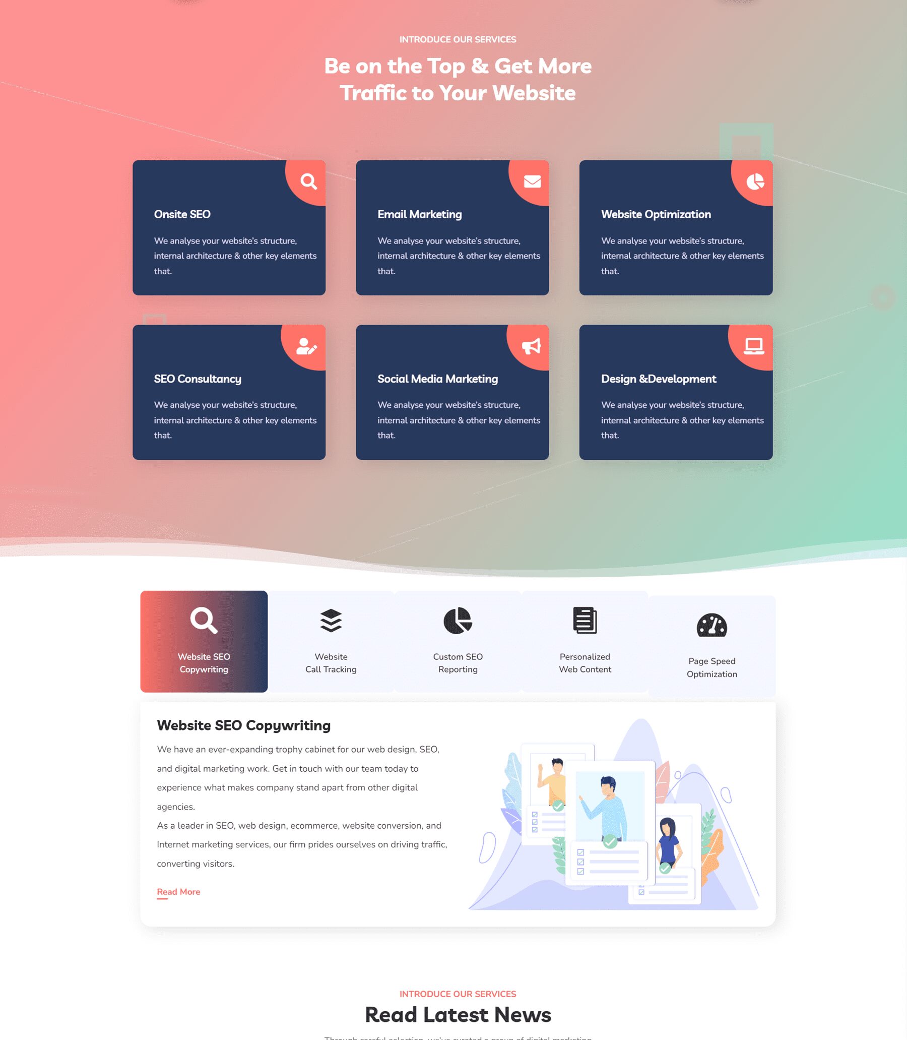 Divi SEO Agency Theme Divi Child Theme Overview Home V2-2