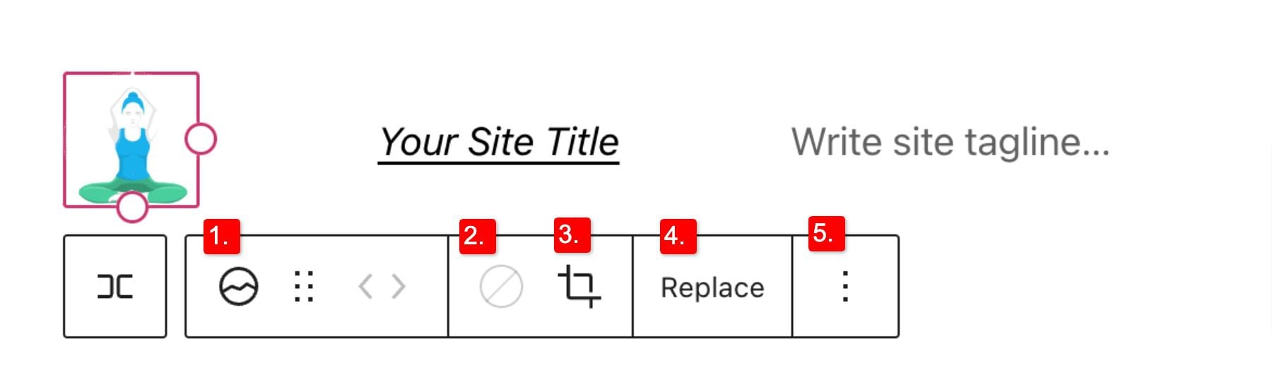 Logo setting options