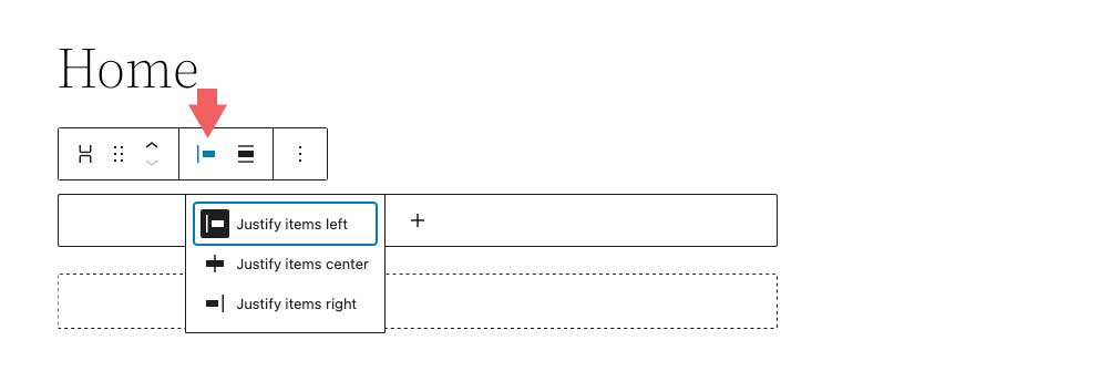 justification settings