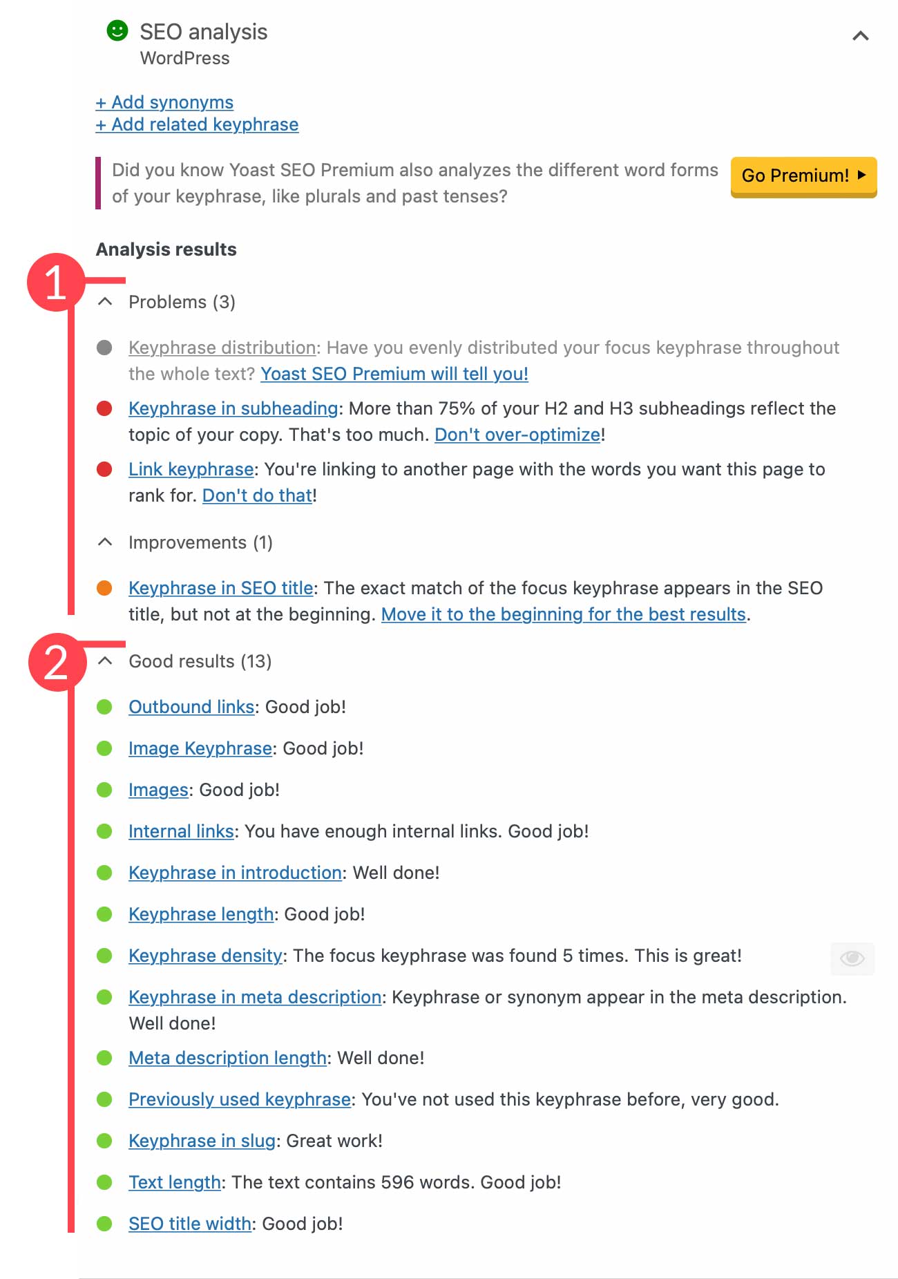 SEO analysis