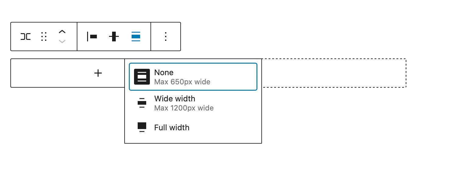 width controls