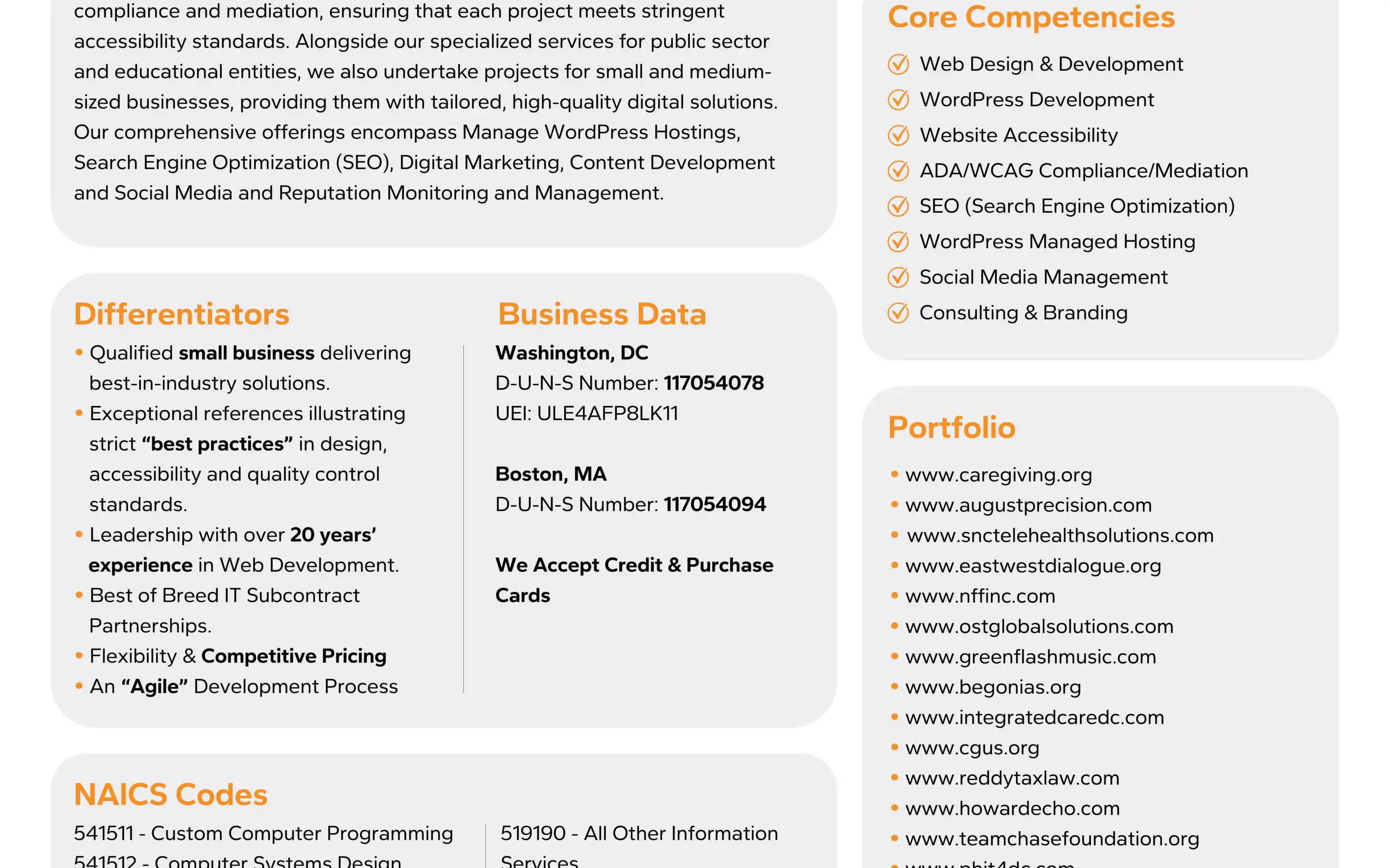 Ask the Egghead 2026 Capabilities Statement